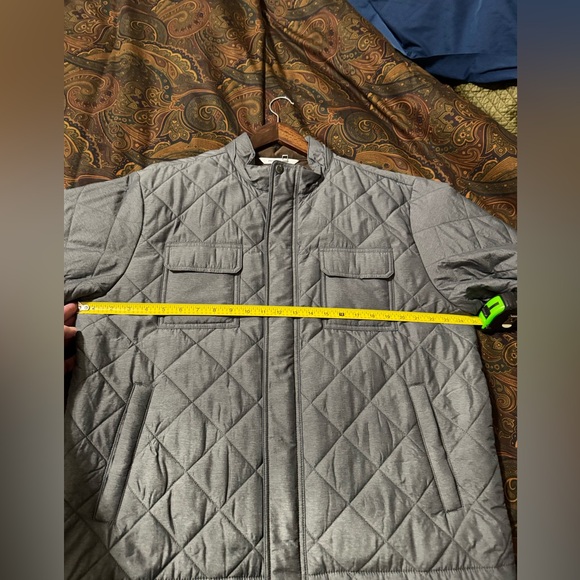 Peter Millar Norfolk Bomber Jacket, Medium Gray, XL, Like New - Picture 10 of 11